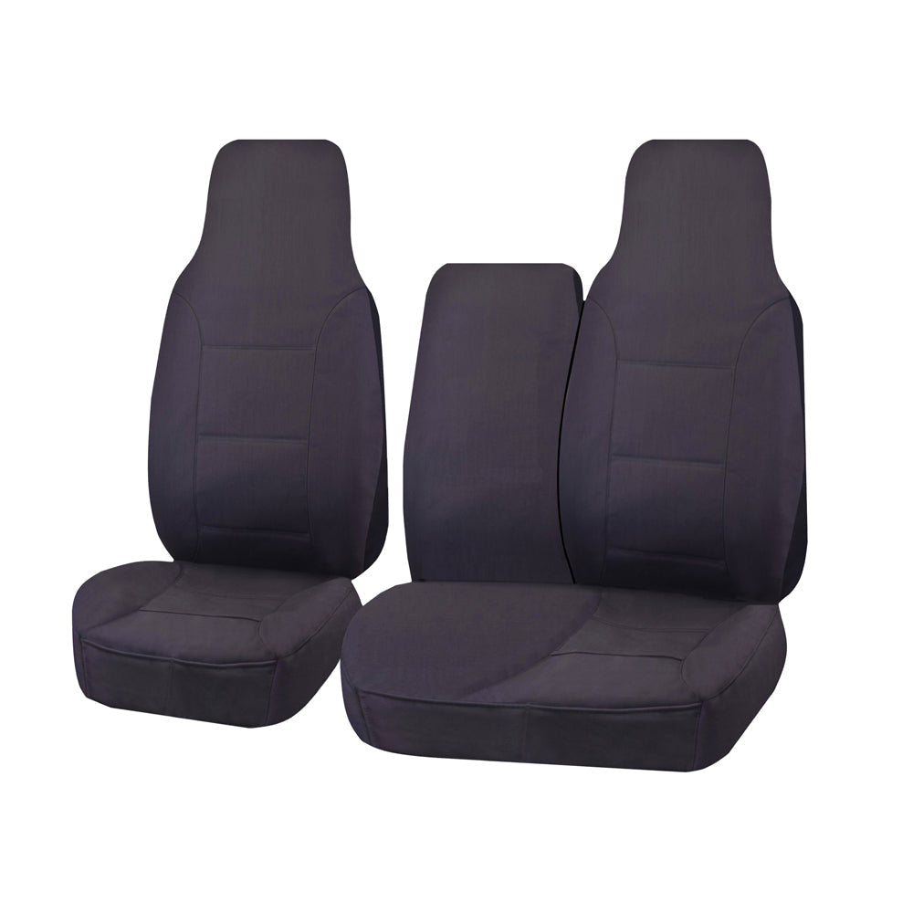 Toyota HiAce Van Charcoal Seat Covers — view 2