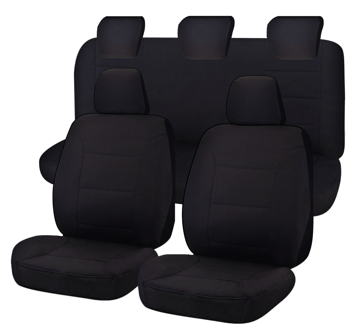 Mazda BT-50 UR Dual Cab Black Seat Covers — view 2