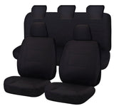 Mazda BT-50 UR Dual Cab Black Seat Covers — view 2