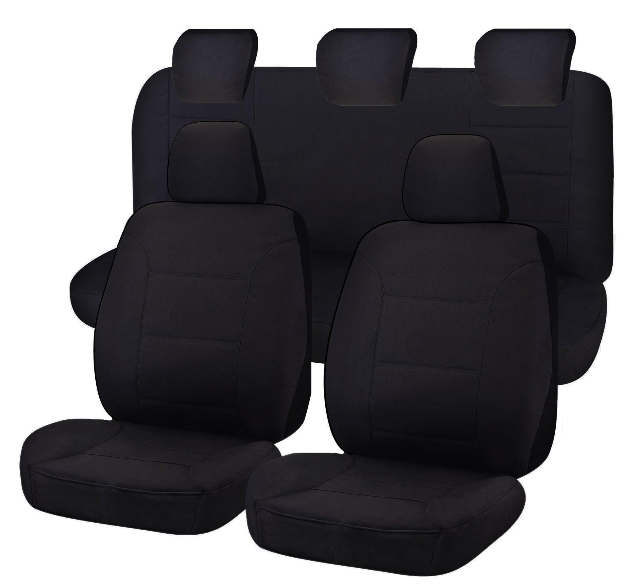 Mazda BT-50 UR Dual Cab Black Seat Covers — view 2
