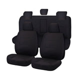 Isuzu D-Max Dual Cab Black Seat Covers — view 2