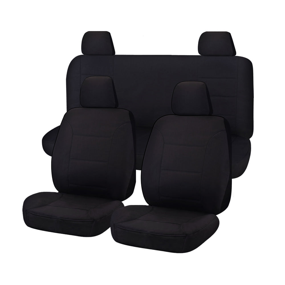 Nissan Navara D23 NP300 Black Seat Covers — view 2