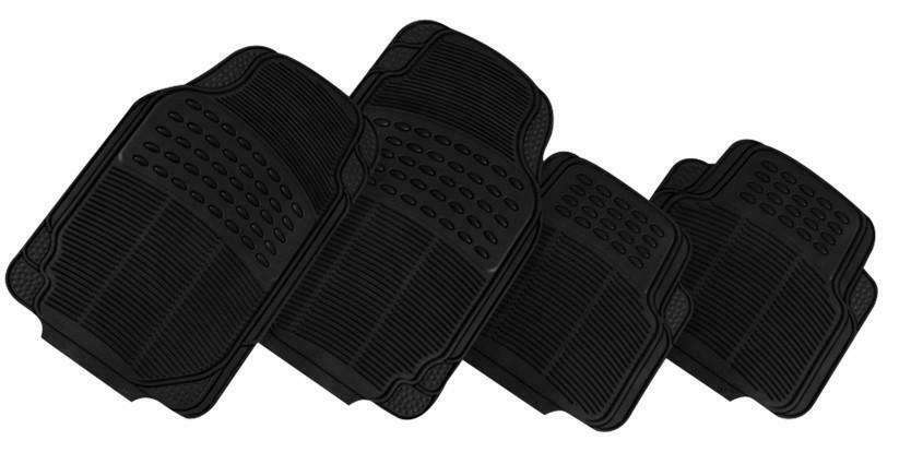 Thunder 4-Piece Rubber Car Mats — view 3