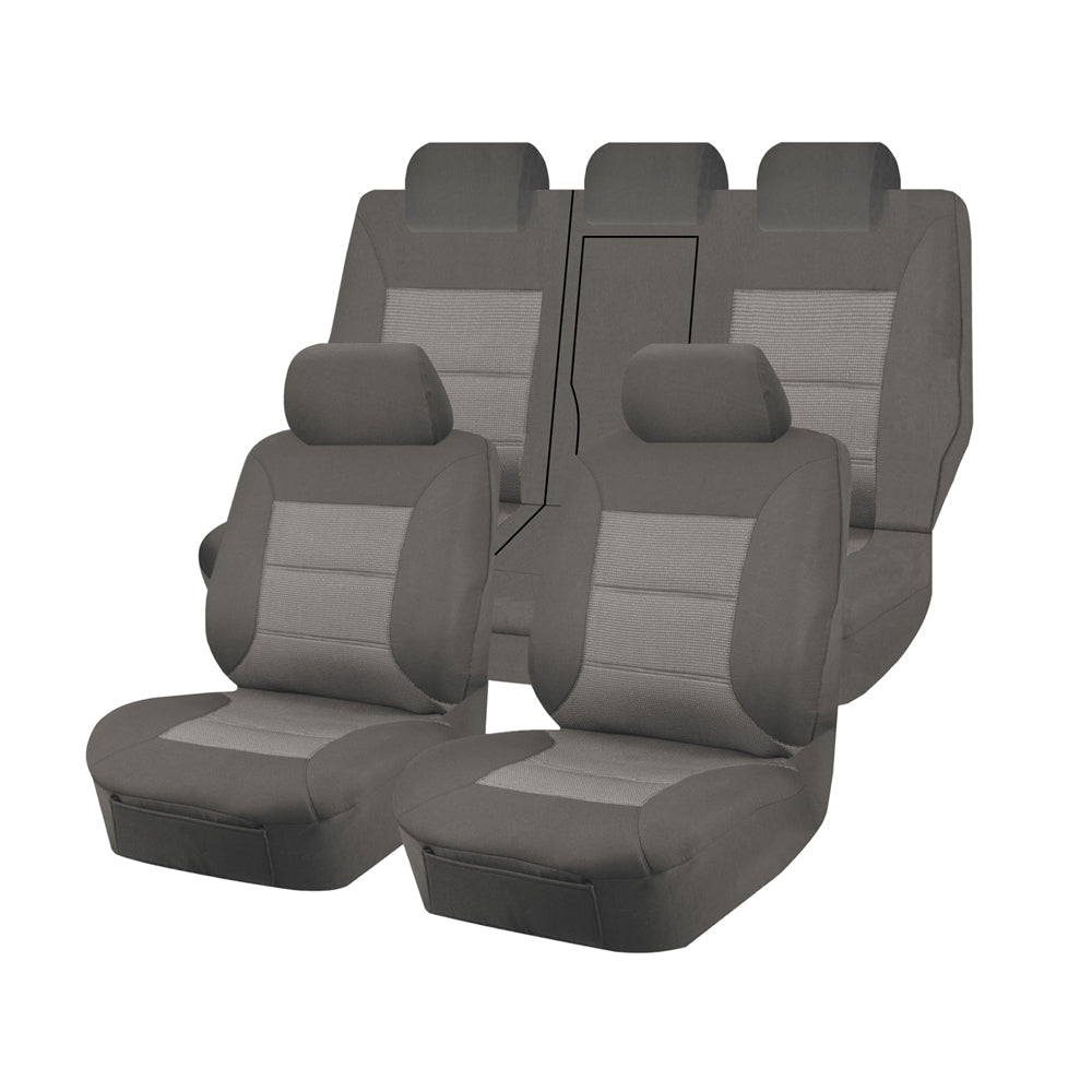 Mitsubishi Outlander 5-Seater Grey Seat Covers — view 2