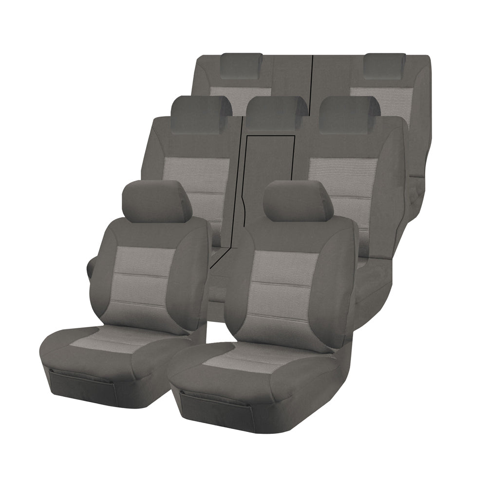 Mitsubishi Outlander 7-Seater Grey Seat Covers — view 2