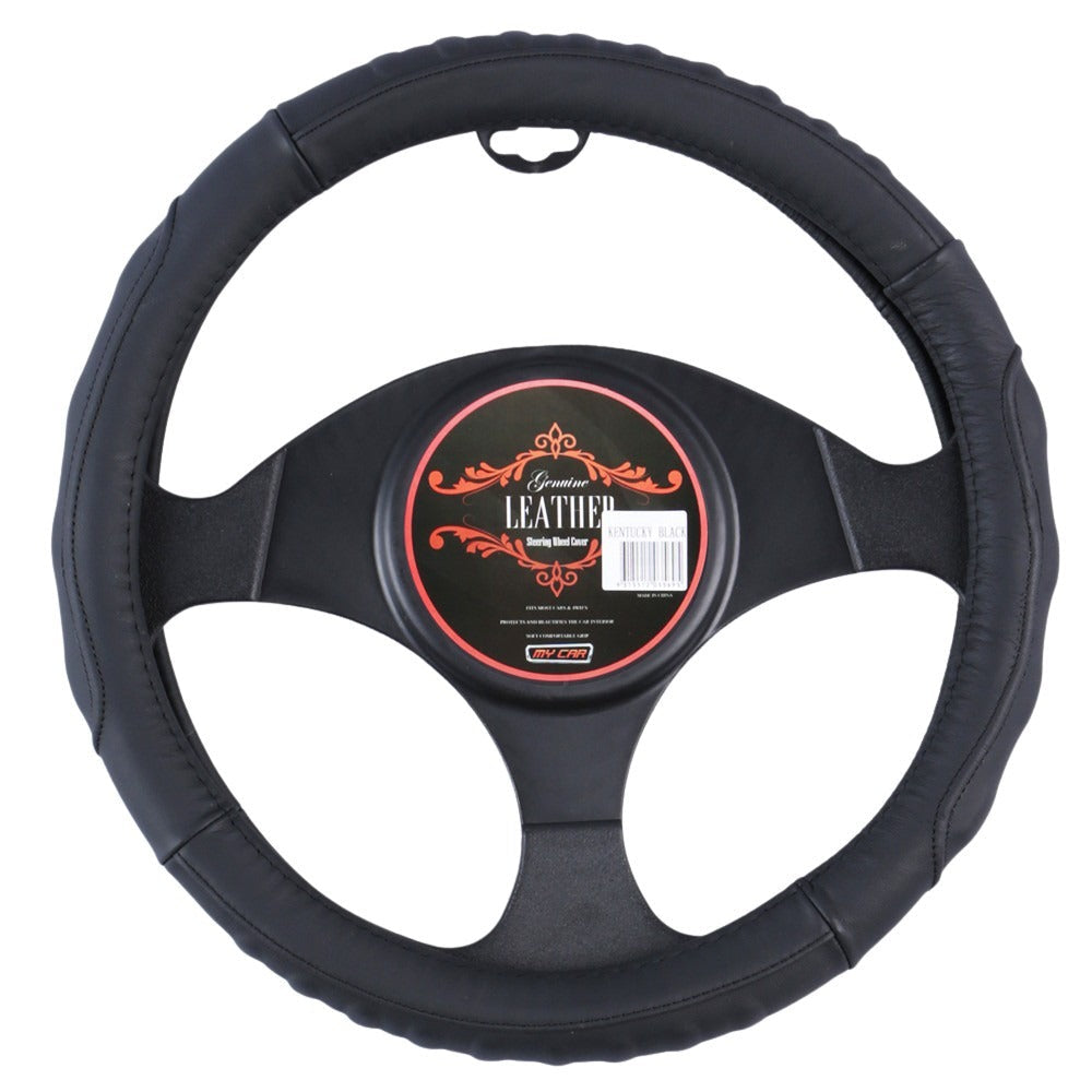 Kentucky Leather Steering Wheel Cover — view 2