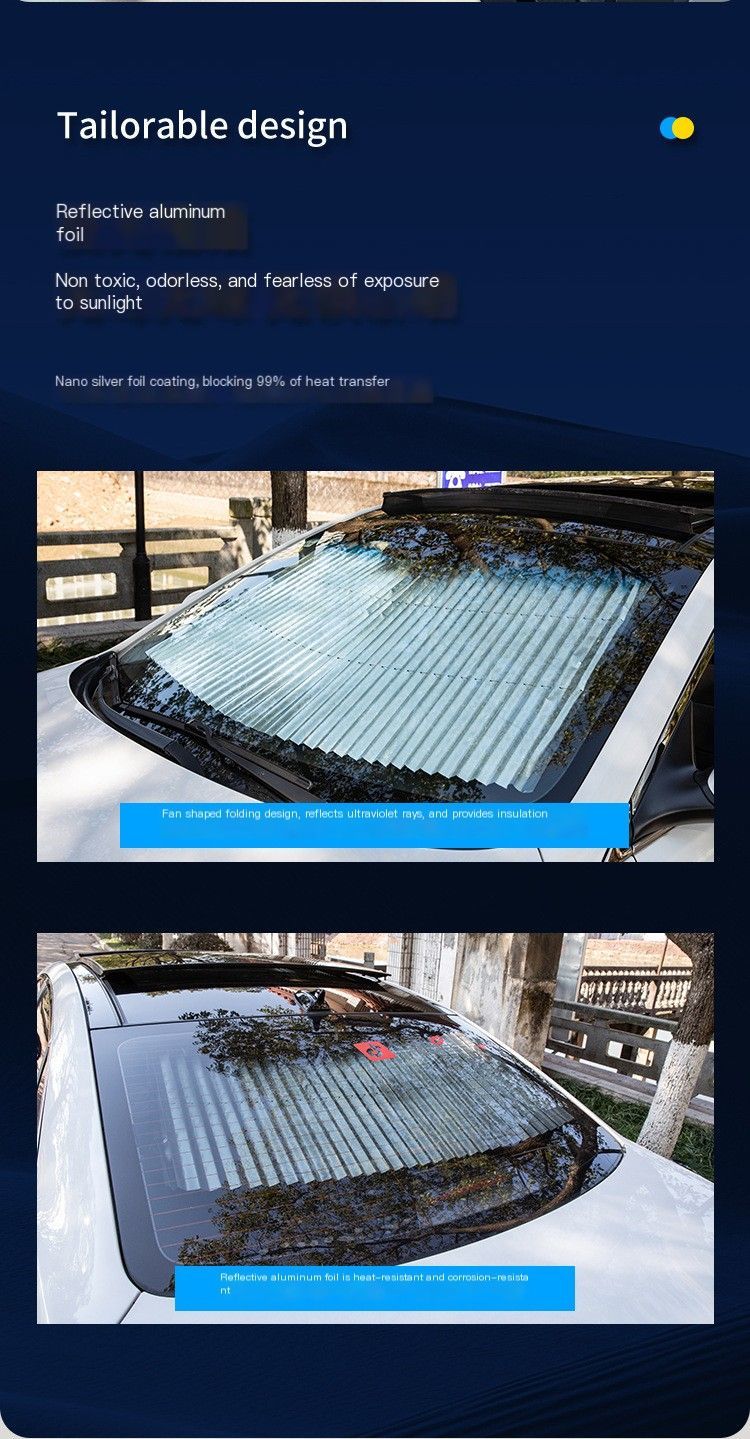 Venetian Blind Sunshade 65 cm Front — view 11