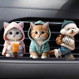 Vent-style puppy car air freshener 2-piece set — view 4