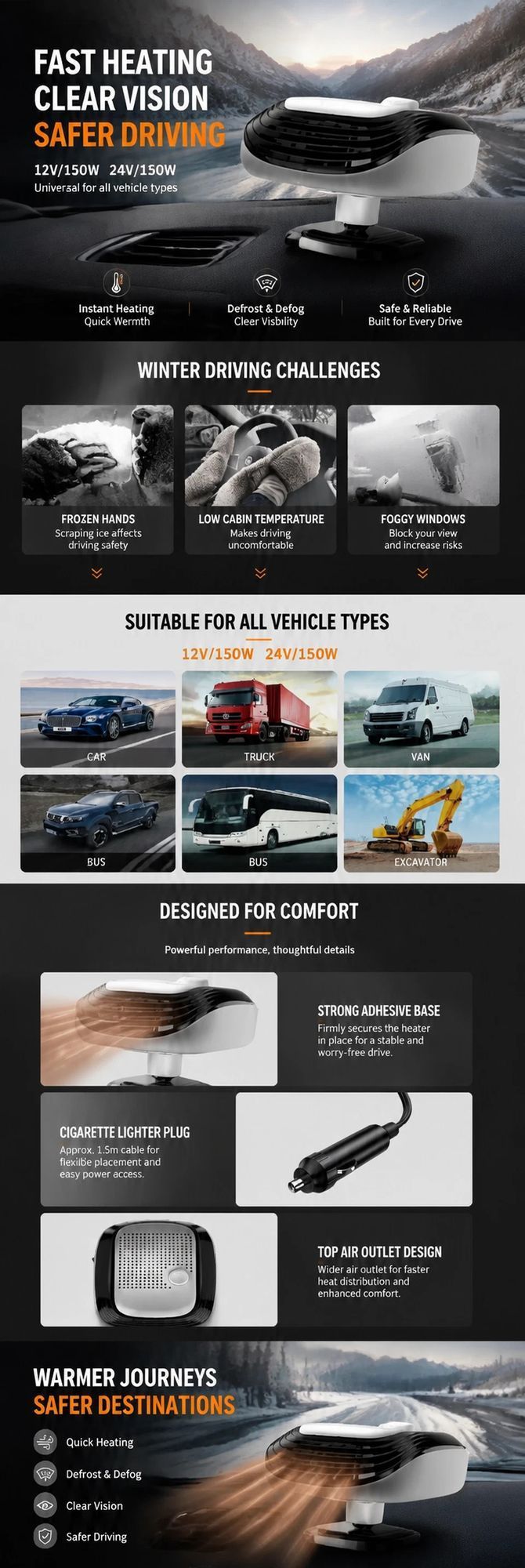 Portable Car Heater - High Power — view 4