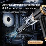 Cordless handheld car vacuum blow-suction — view 3