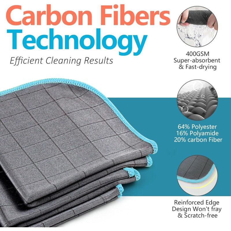 400GSM microfibre polishing towel — view 3