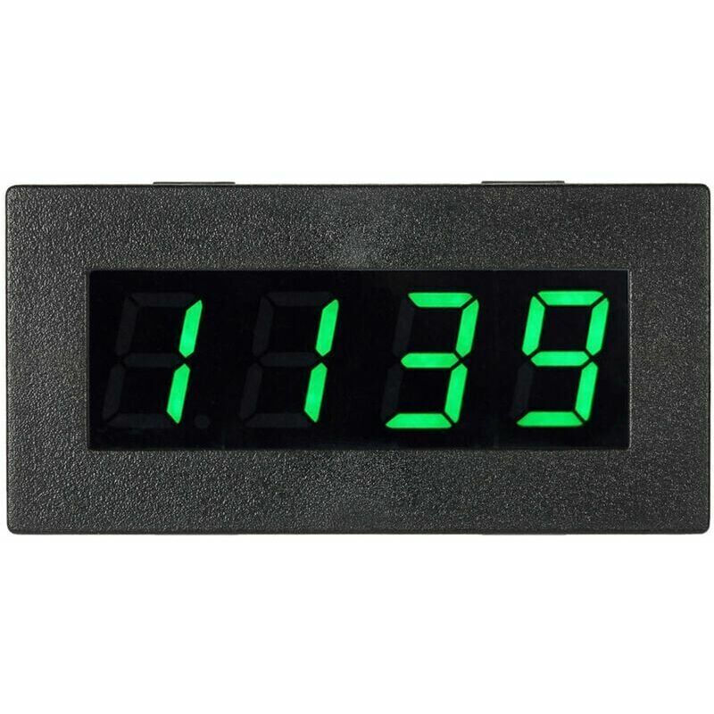 Digital tachometer with green LED display — view 2