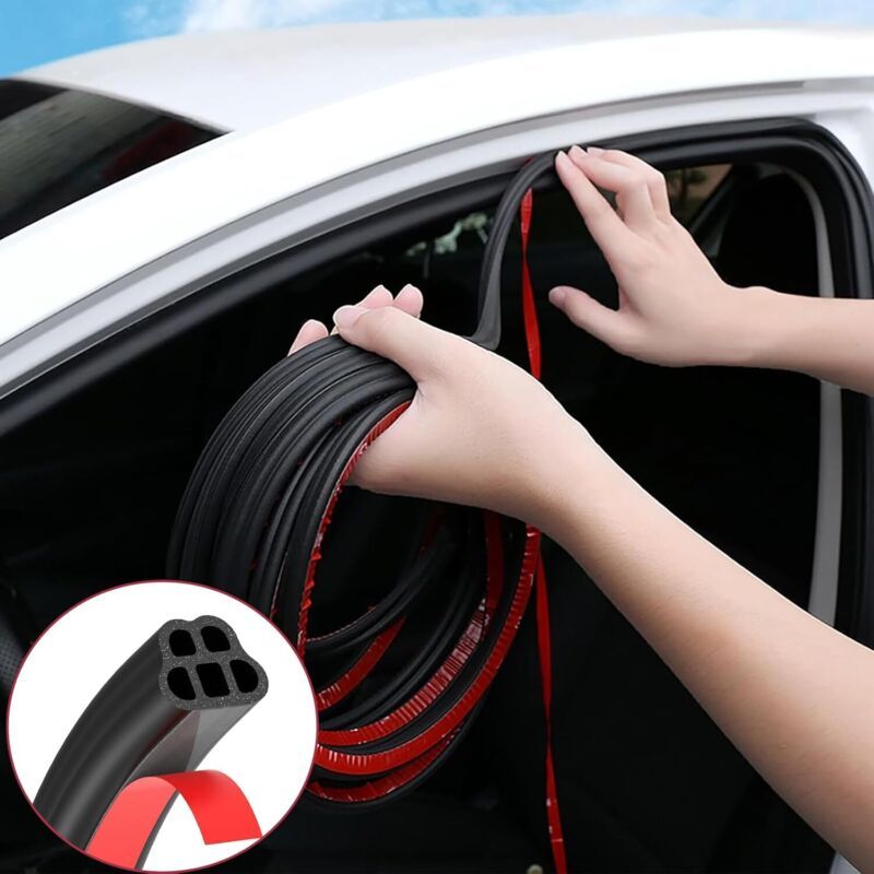 Self-adhesive car door rubber gasket 5m — view 2