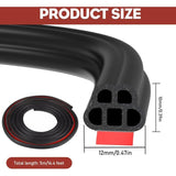 Self-adhesive car door rubber gasket 5m — view 3