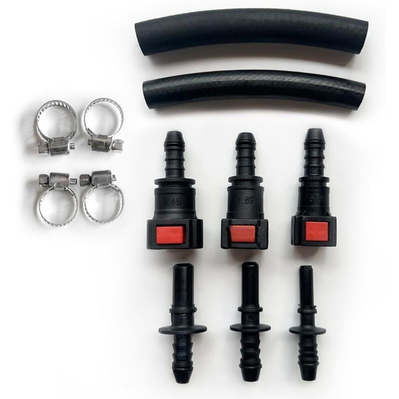Fuel pressure test kit with gauge — view 5