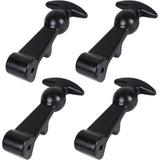 4-pack rubber bonnet quick release fasteners — view 2