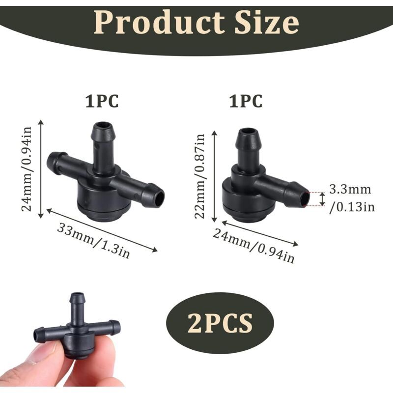 2-pack non-return valve for Volvo — view 4