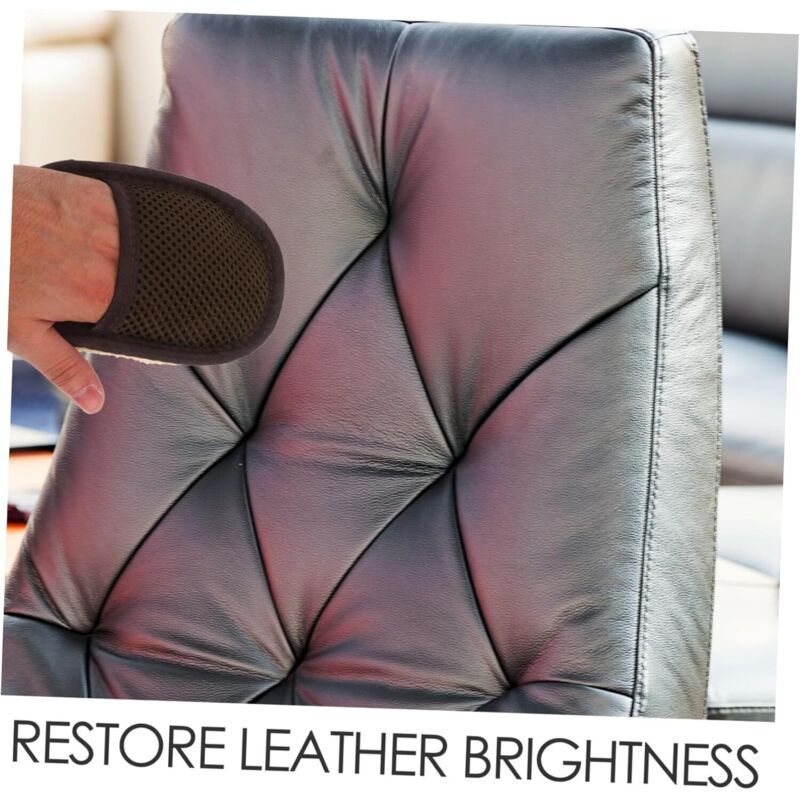 3-piece leather cleaning gloves — view 3