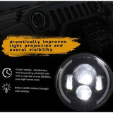 150W round LED headlight 7 inch — view 4