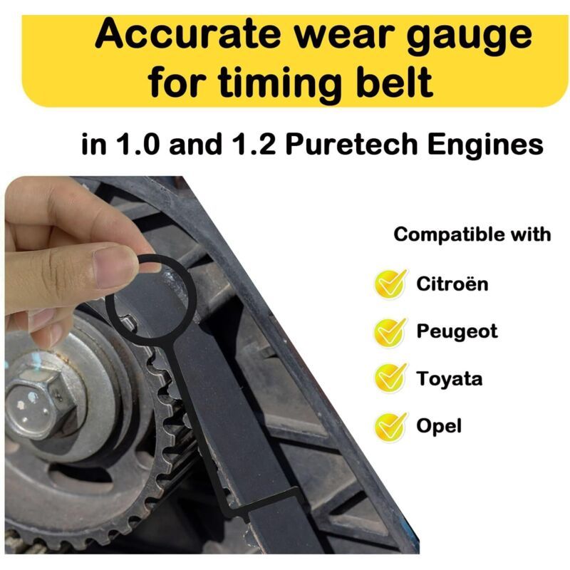 2-piece PureTech timing belt test tool — view 4