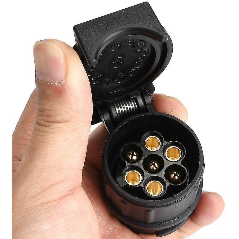 13-pin to 7-pin trailer socket adapter — view 3