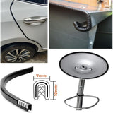 Black U-shape car door edge seal 10m — view 4