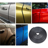 Black U-shape car door edge seal 10m — view 5