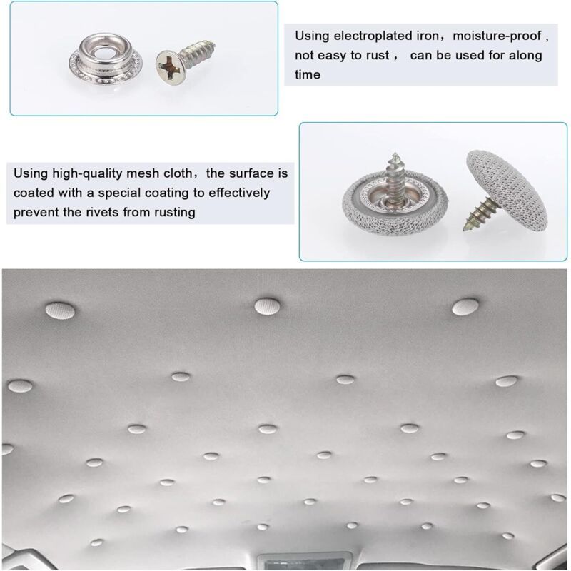 60-pack car roof headliner repair caps — view 5
