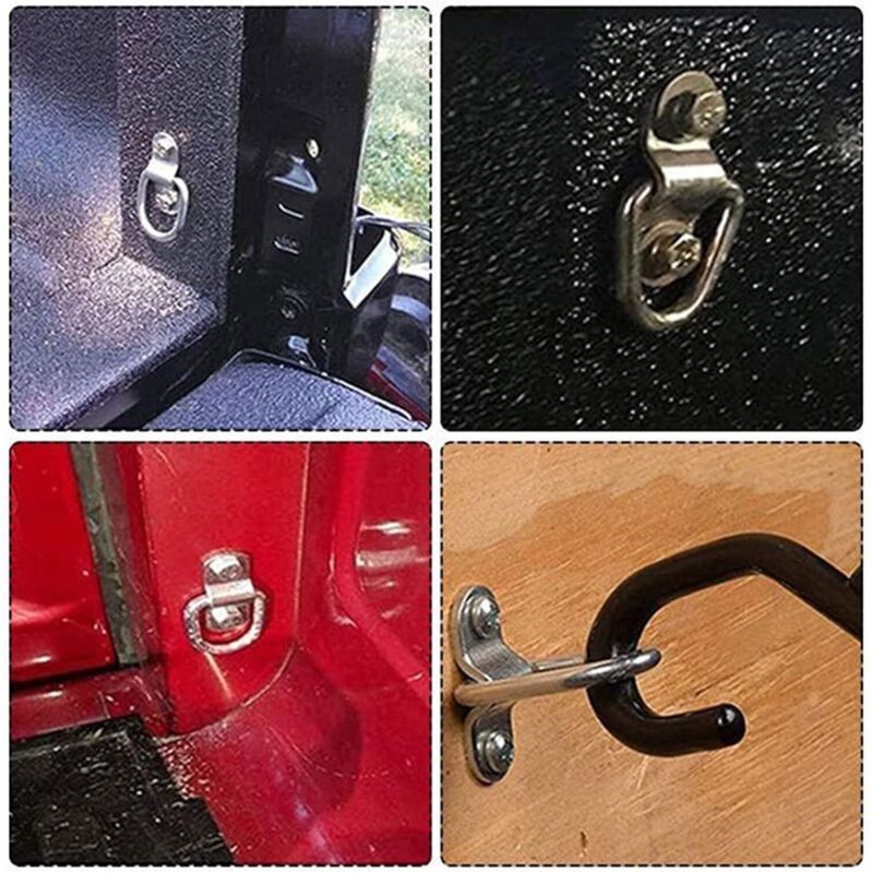 10-pack D-ring tie down anchors — view 5