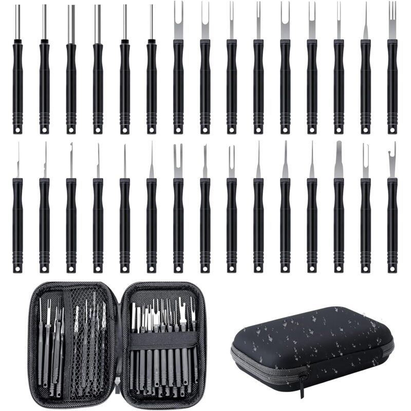 30-piece terminal removal tool set — view 2