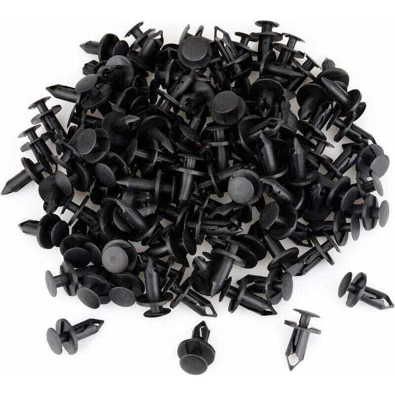 120-pack plastic push rivet clips 8mm — view 2
