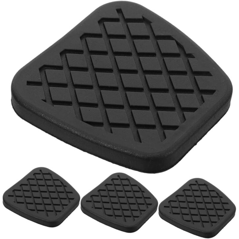 4-piece rubber car pedal covers — view 2