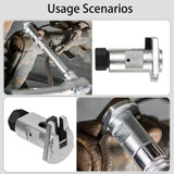 Wheel bearing housing spreader tool — view 5