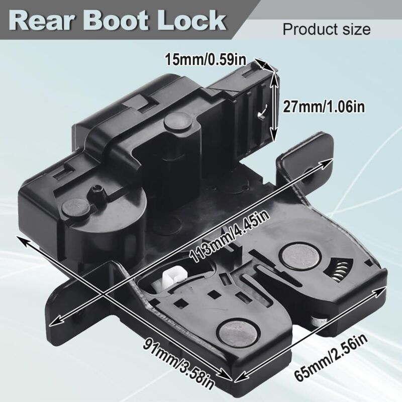 Electric tailgate boot lock for Nissan Micra — view 3