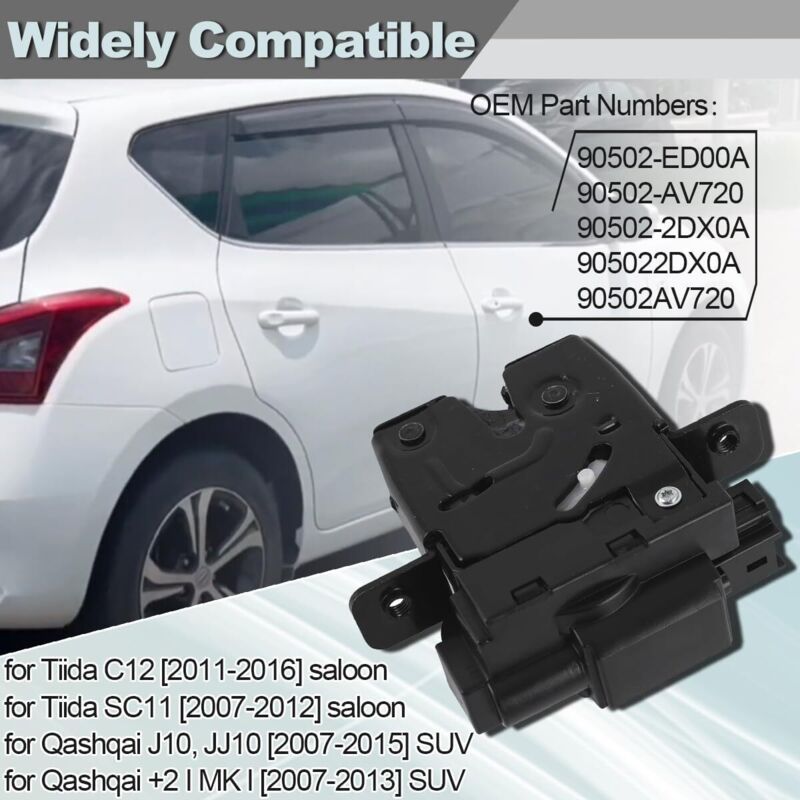 Electric tailgate boot lock for Nissan Micra — view 5