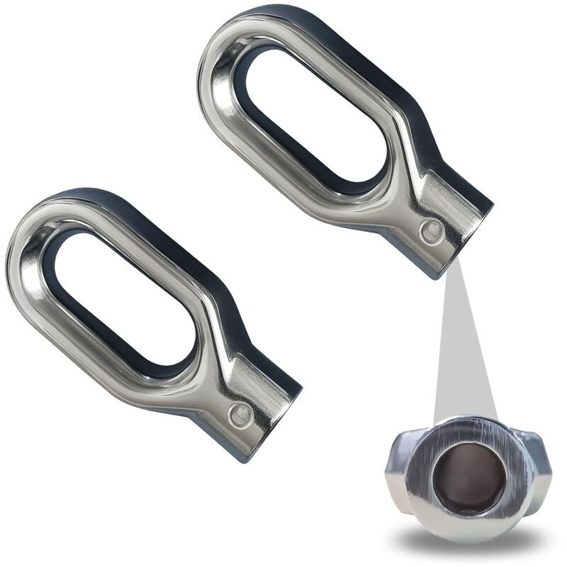 2-pack aluminium winch exit ring — view 2