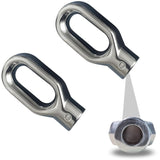 2-pack aluminium winch exit ring — view 2