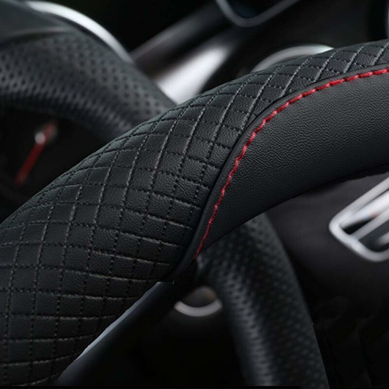 Carbon fibre steering wheel cover 37-39cm — view 5