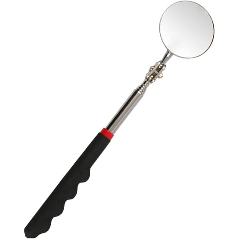 Telescopic inspection mirror 73cm black — view 2