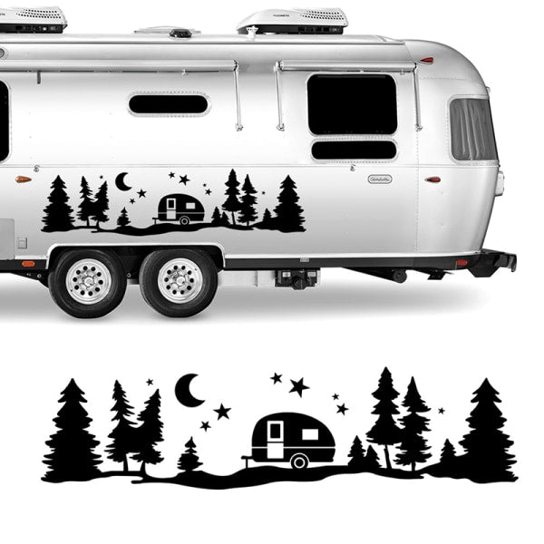 Tree forest vinyl body decal sticker — view 2