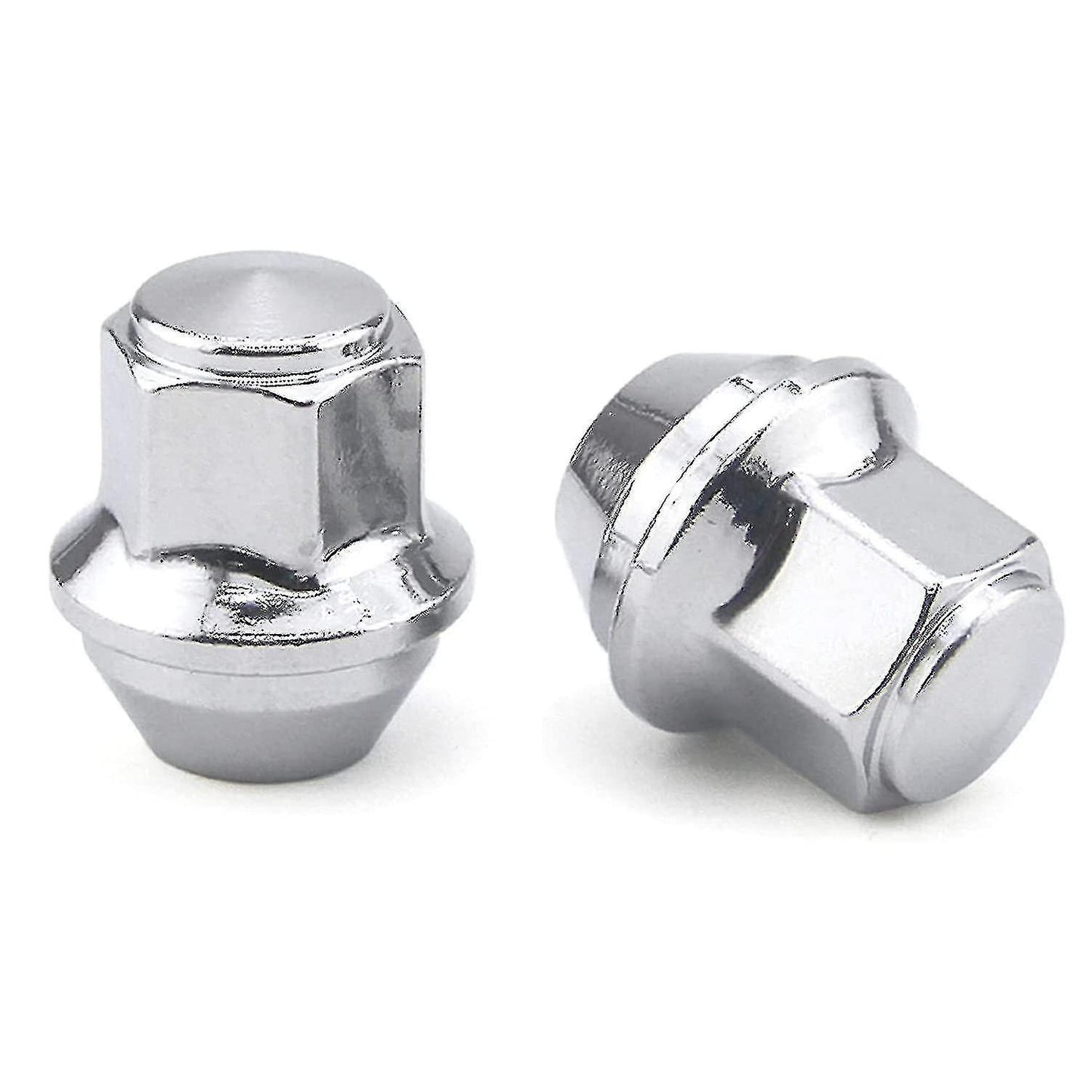 Silver aluminium wheel nuts M12x1.5 Ford — view 6