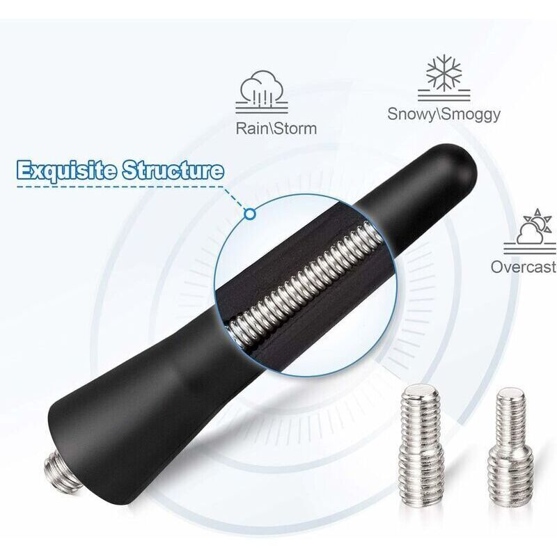 6.5cm mini short FM DAB car antenna — view 5