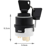 JCB 9-pin ignition switch with 2 keys — view 5
