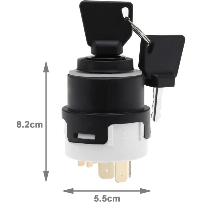 JCB 9-pin ignition switch with 2 keys — view 5