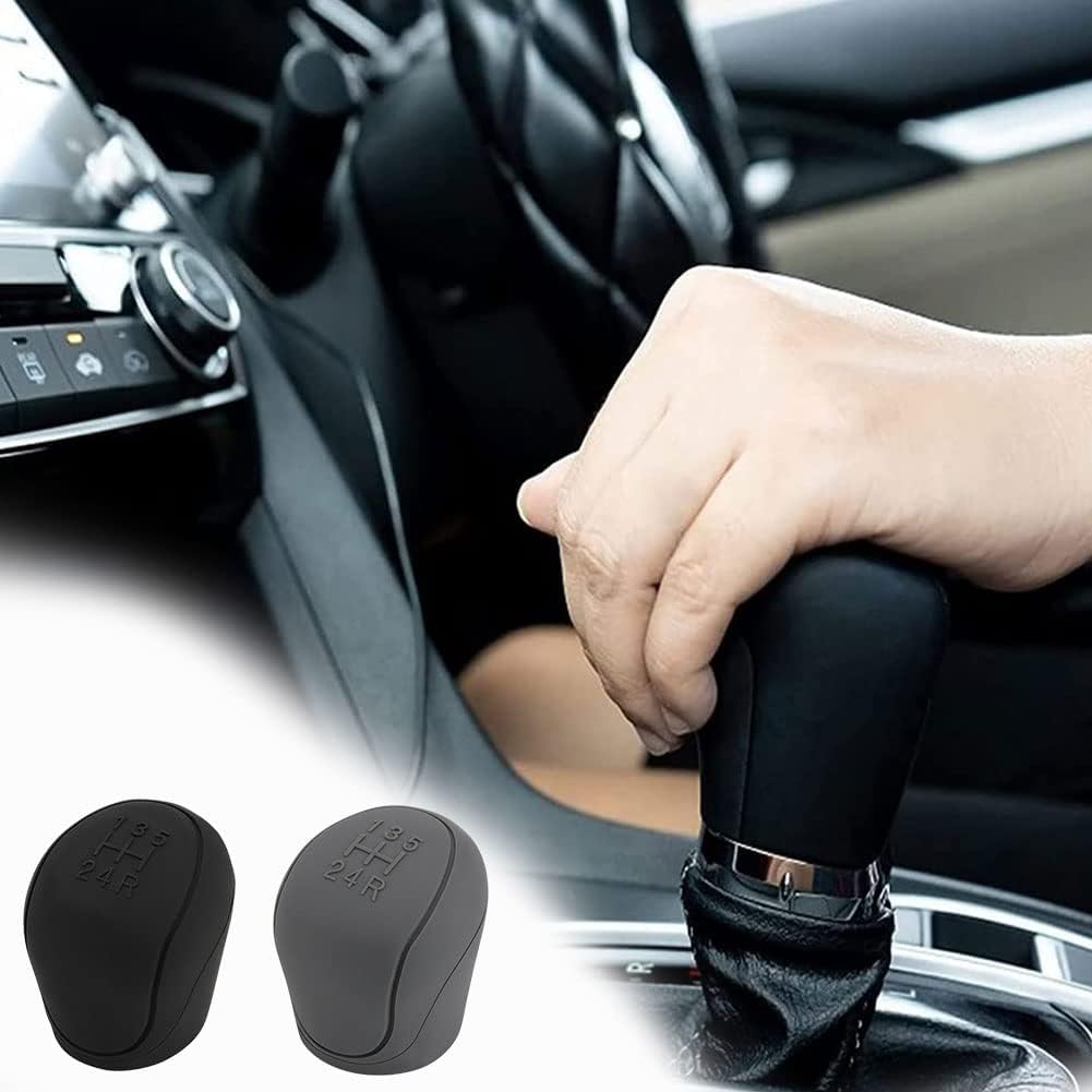 2 x 6 speed silicone gear shift knob covers — view 3