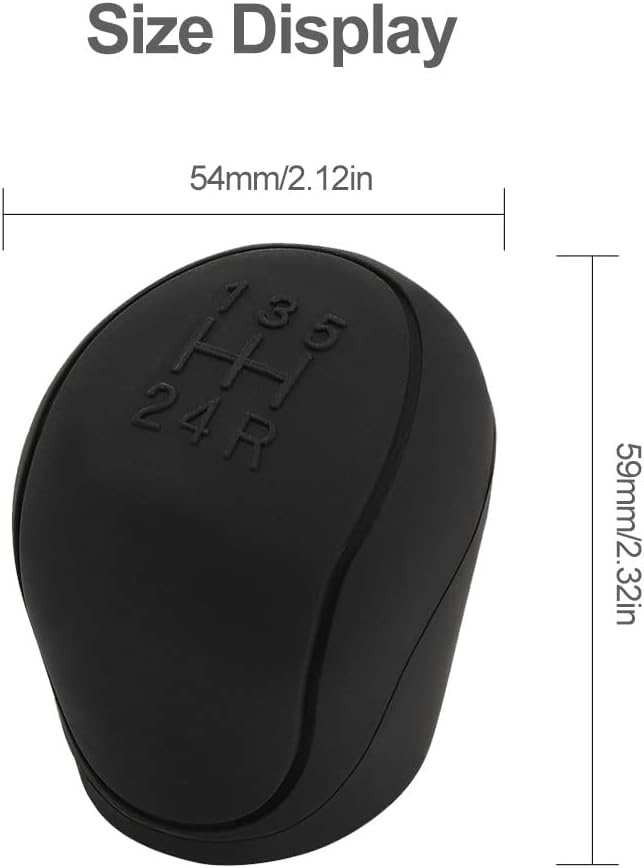 2 x 6 speed silicone gear shift knob covers — view 4