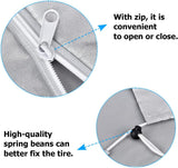 Universal silver tyre storage cover for 4 tyres — view 4