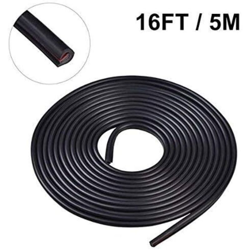 5m car door edge protector rubber strip — view 6