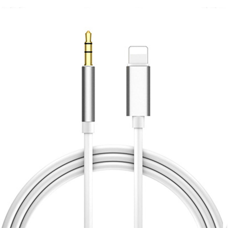 iPhone to 3.5mm aux cable 1m silver — view 2