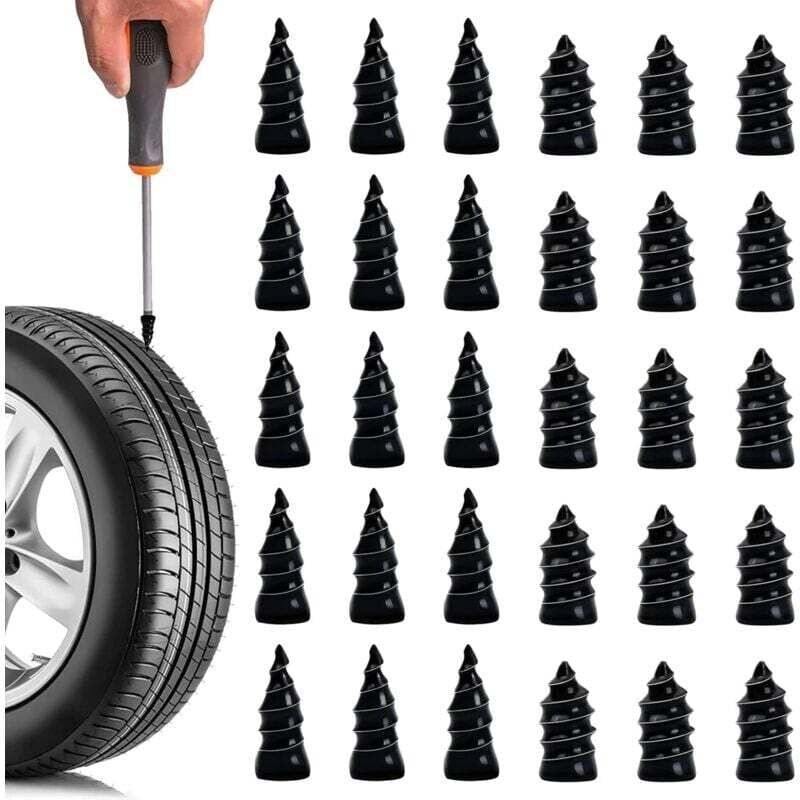 30 pcs rubber tyre repair spikes — view 2